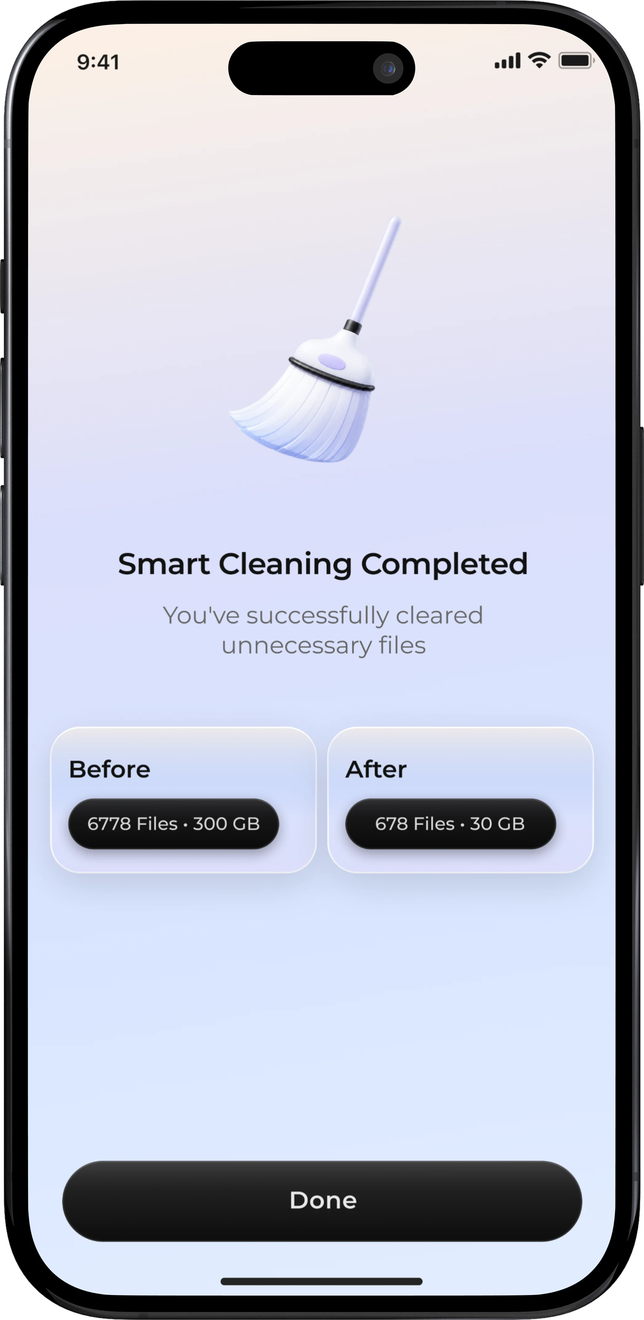 Neatio cleaning complete