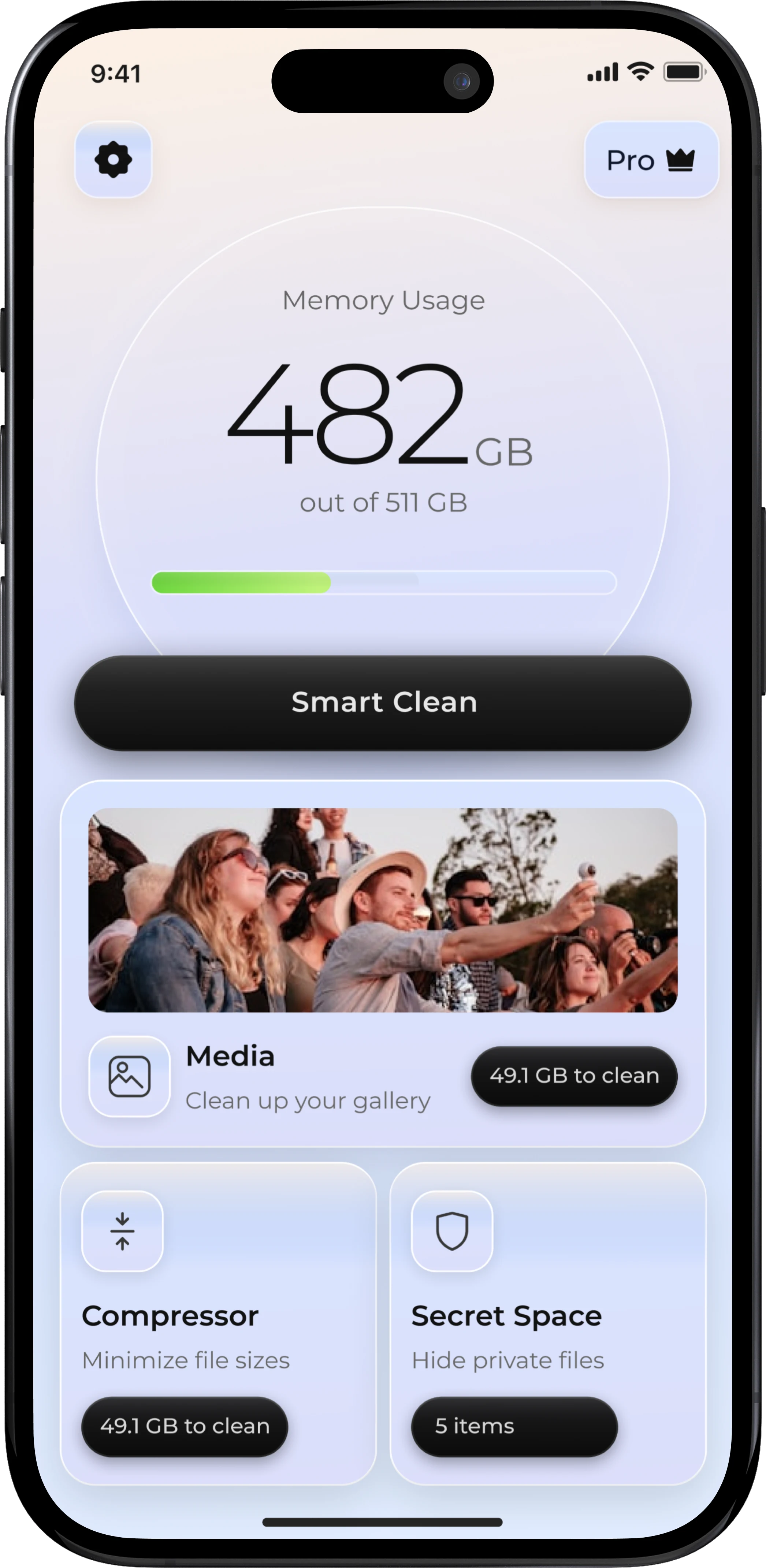 Neatio home screen